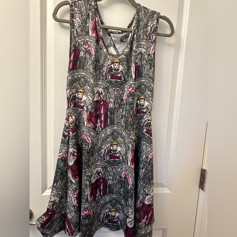 Women's Disney Villains Patterned Dress
